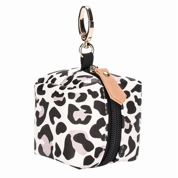 PU Pacifier Holder Case Pacifier Pouch Pacifier Storage Container Toddlers Pacifier Case with Clasp for Stroller Accessory