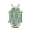 thumbnail image 2 of LYMAYTER 3M-24M ‌‌Infant Girls Baby Spaghetti Strap Sleeveless Cotton Bodysuit One-Piece Summer Set‌, 2 of 8