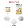 thumbnail image 7 of Sunflowers Trucks Kitchen Dish Towels for Drying Dishes Set of 4, Spring Farmhouse Eucalyptus Gray Wooden Waffle Weave Microfiber Hand Tea Bathroom Towels Quick Dry & Absorbent Towel 12x12, 7 of 7
