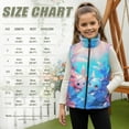 thumbnail image 7 of Uorisanigo Girls Boys Zippered Vest Warm Outwear Lightweight Sleeveless Full Zipper Ocean Axolotl Jacket for Fall & Winter Kids Stand Up Collar Jacket Vest Trendy Clothing, 7 of 7