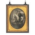 thumbnail image 2 of Print: Outdoor Scene, Mounted Cavalry Soldier Seated On Horse, circa 1861, 2 of 4
