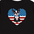 thumbnail image 4 of Inktastic Boston Terrier Dog US Flag July 4th Boys or Girls Long Sleeve Toddler T-Shirt, 4 of 5