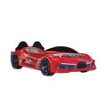 thumbnail image 1 of Lit Voiture de Course Aérodynamique Rouge de Qualité Supérieure avec Matelas, 1 of 2