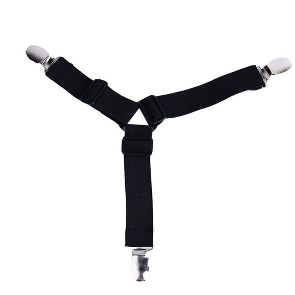 Details about   4 pcs/set Adjustable Bed Mattress Sheet Clips Grippers Straps Fastener Suspender 