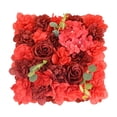 thumbnail image 3 of Panel de flores artificiales para decoración de rosas, fondo para boda, día de San Valentín Rojo, 3 of 9