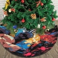 thumbnail image 3 of Falda para árbol de Navidad de Wolverine y Deadpool, suave y divertida, decoración navideña navideña de granja de 48", 3 of 4