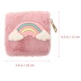 thumbnail image 2 of Miangastore 1Pc Creative Wallet Comfortable Plush Wallet Women Purse Zippered Handbag, 2 of 8