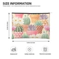 thumbnail image 4 of Vsdgher Succulent And Cactus DuPont paper portable toiletry bag for Women&Men Camping Outdoor Tent Home Office,Hanging Hook, Water-resistant Makeup Cosmetic Bag, 4 of 8
