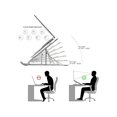 thumbnail image 2 of 1pc/3pcs Laptop Stand, Single Fork Folding Lifting Cooling Base Desktop, Tablet Portable Stand Compatible With All Laptop ABS Materials, Height Adjust, 2 of 5