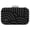 Black, variant on Women's Pearl Crystal Evening Clutch with Chain, Elegant Bridal Crossbody Bag