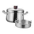 thumbnail image 4 of simhoa Stainless Steel Steamer Pot Portable Steaming Pot for Home Travel Restaurant 28cm, 4 of 8