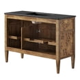 thumbnail image 5 of Modway Elysian 48" Single Sink Wood Bathroom Vanity in Black/Brown, 5 of 17