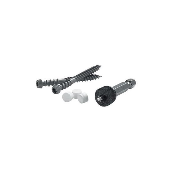 Cortex 2 in. Square Trim Head Smooth Carbon Steel Deck Screws, 1125 Piece