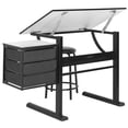 thumbnail image 6 of SAFAVIEH Harvard Writing Desk Black / White, 6 of 6
