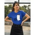 thumbnail image 2 of Awesome Today Cat Crown T-Shirt Women -Image by Shutterstock, Female Large, 2 of 4