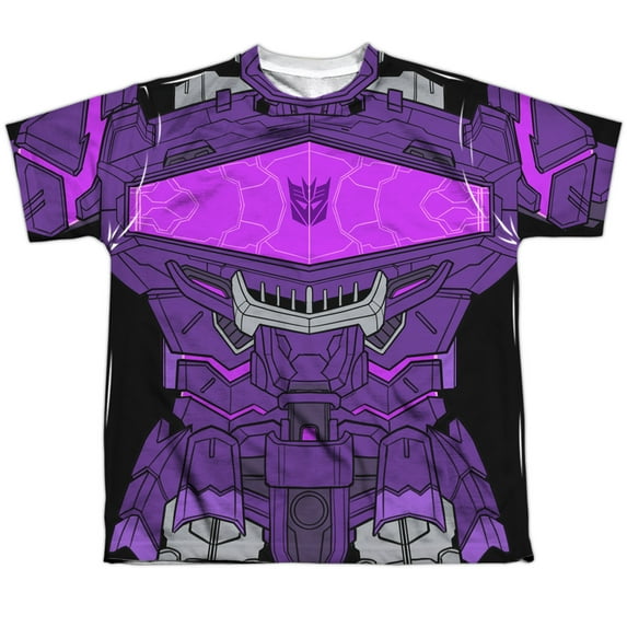 Transformers - Shockwave Costume - Youth Short Sleeve Shirt - Small