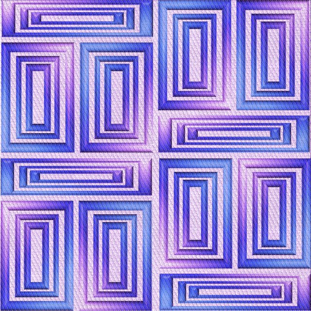 Ahgly Company Machine Washable Indoor Square Transitional Mauve Purple Area Rugs, 6' Square