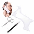 thumbnail image 4 of Beard Styling Tools, Neat Clean Beard Shape Scissors Comb Pen Beard Shaping Tool Set  For Daily Use For Men, 4 of 8