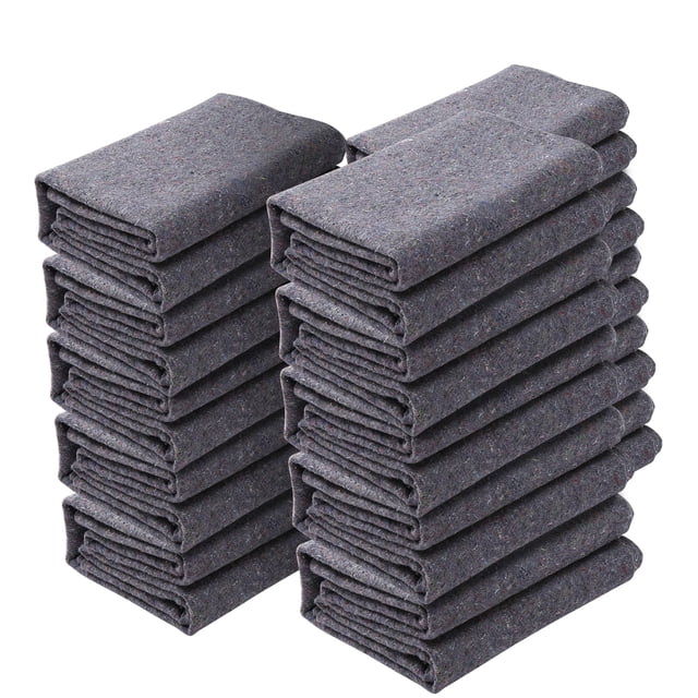 Mantas de mudanza VEVOR de 9,53 kg, 12 paquetes de 72 x 54 pulgadas, color gris