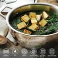 thumbnail image 2 of Tramontina Utsava 2.75-Quart Tri-Ply Clad Stainless Steel Kadai with Lid - Induction & Oven Safe, 2 of 8