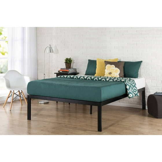 Zinus Lorrick 18 Quick Snap Metal Platform Bed No Box Spring Zinus Lorrick 18 Quick Snap Metal Platform Bed No Box Spring Needed Multiple Sizes Com