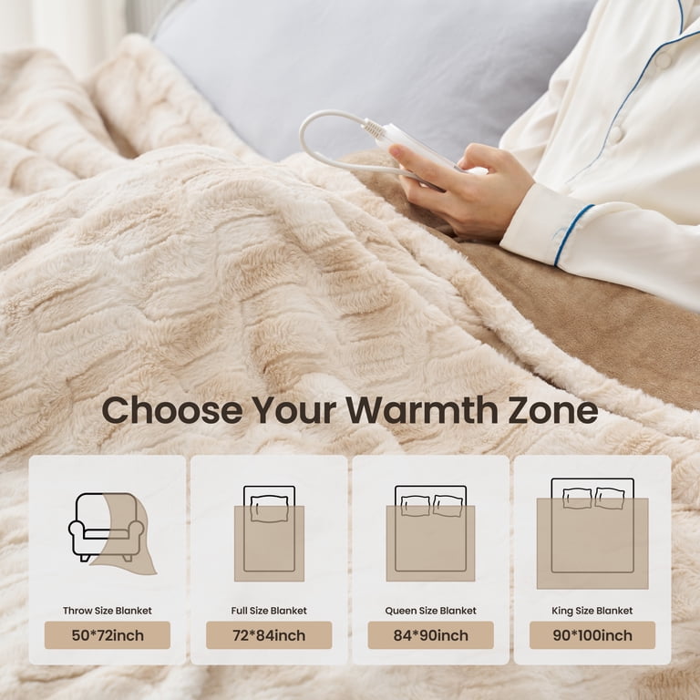 MARNUR Heated Blanket Queen,84
