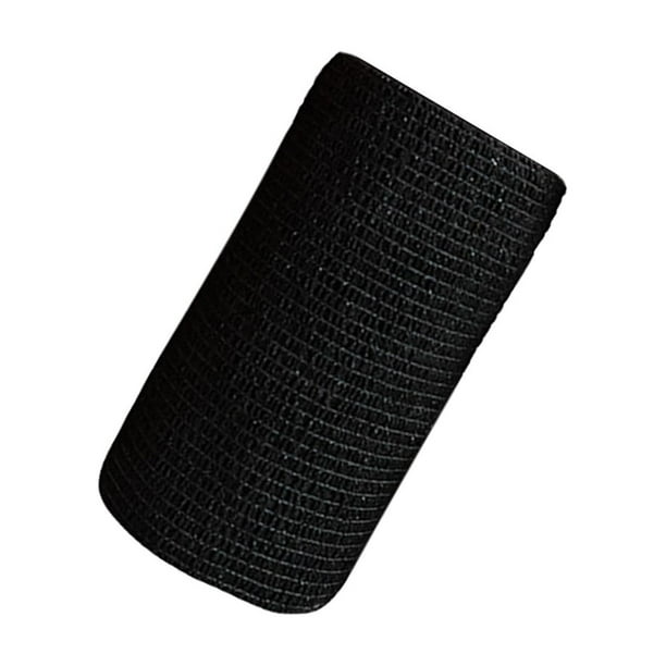 Cinta deportiva para vendaje de caballo veterinario, cinta autoadhesiva elástica no tejida de 4 x 5 pies para vendaje de pierna de caballo para gatos Negro