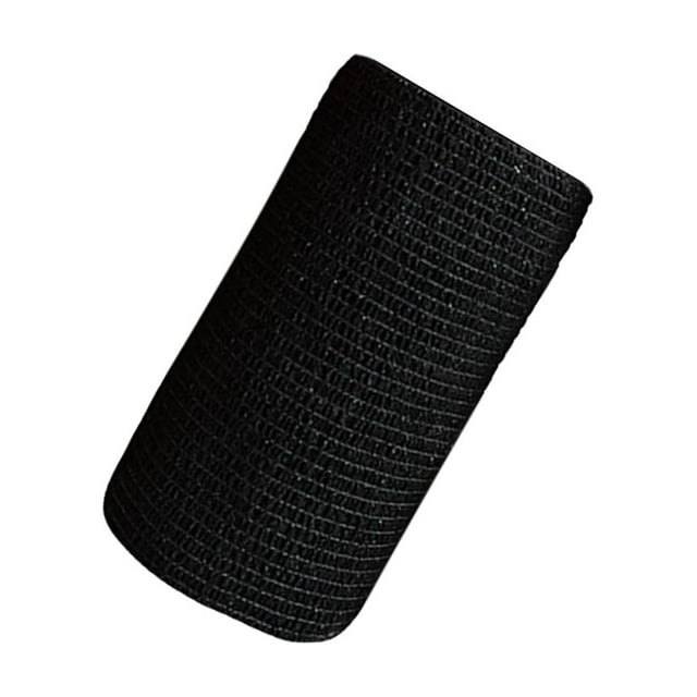 Cinta deportiva para vendaje de caballo veterinario, cinta autoadhesiva elástica no tejida de 4 x 5 pies para vendaje de pierna de caballo para gatos Negro
