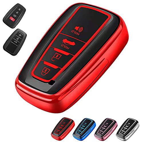 FIT FOR CAMRY RAV4 COROLLA AVALON SILICONE KEY REMOTE COVER FOB CASE HOLDER 