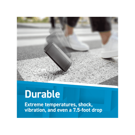 Crucial - X8 1TB External USB-C 3.2 Gen 2/USB-A Portable SSD