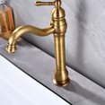 thumbnail image 4 of Sink Faucet Basin Tap Kitchen Gadget Home Improvement Exquisite Hole Cold Handy Installation Antique Vessel One Hole Cold Hot Type 1, 4 of 7
