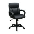 thumbnail image 2 of Black Office Chair With Padded And Adjustable Seat, 250 Lbs Weight Capacity, 26 In Width Depth, 38 Height, 27.21 Lb Seat Back, Fixed , 26.04 Depth, 2 of 2