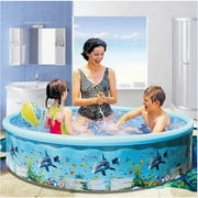 LELINTA Inflatable Pool, Children's Swimming Pool Blow Up Pool for Family Kids Backyard Foldable, Outdoor Lawn Water Toys, Inflatable Swimming Pool Kiddie Pools