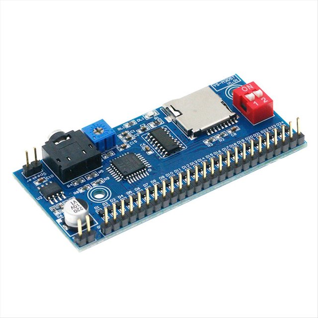 Módulo de Reproducción de Voz MP3, Disparador Único, Reproducción Única, Microcontrolador, Control DIY, Anunciador de Avisos, M3D5T