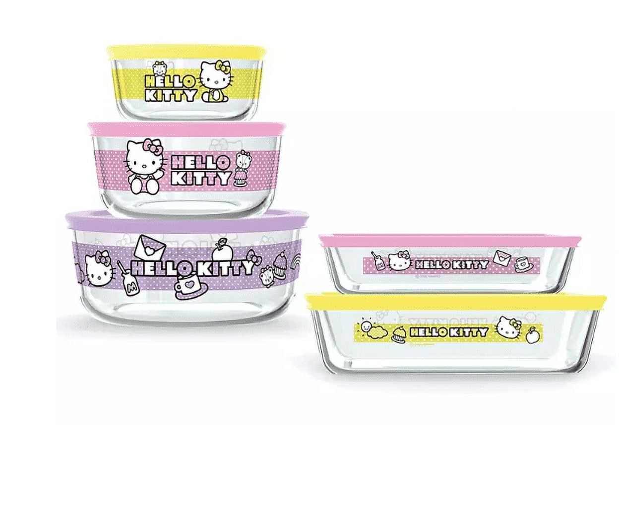Instant Brands Hello Kitty X Pyrex Glass Storage Containers (Set