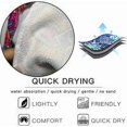 thumbnail image 4 of Toalla Poncho de Surf, Tejido de Microfibra de Secado Rápido, Bata Cambiante con Capucha, Bata de Baño Cambiante de Playa para Nadar para Adultos, Tortuga Grande, 75 x 110 cm, 4 of 5