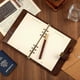 thumbnail image 3 of Journal with Lock for Adults, Large Refillable Lock Diary 6 Ring Binder Notebook with Lock for Men Women, 7 x 9 Inch, Brown, 3 of 4
