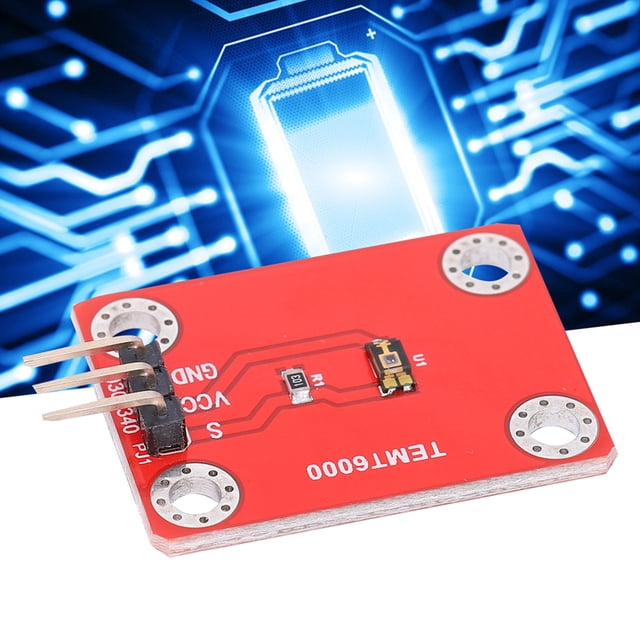 Sensor TEMT6000 Módulo De Sensor De Luz Ambiental Señal Analógica Detección De Intensidad De Luz Rango De Iluminación 1-5000Lux