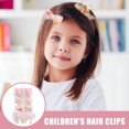 thumbnail image 3 of Paquete de 8 lindos accesorios para el cabello para niñas: pinzas para el cabello, pasadores y lazos para niños pequeños, 3 of 5