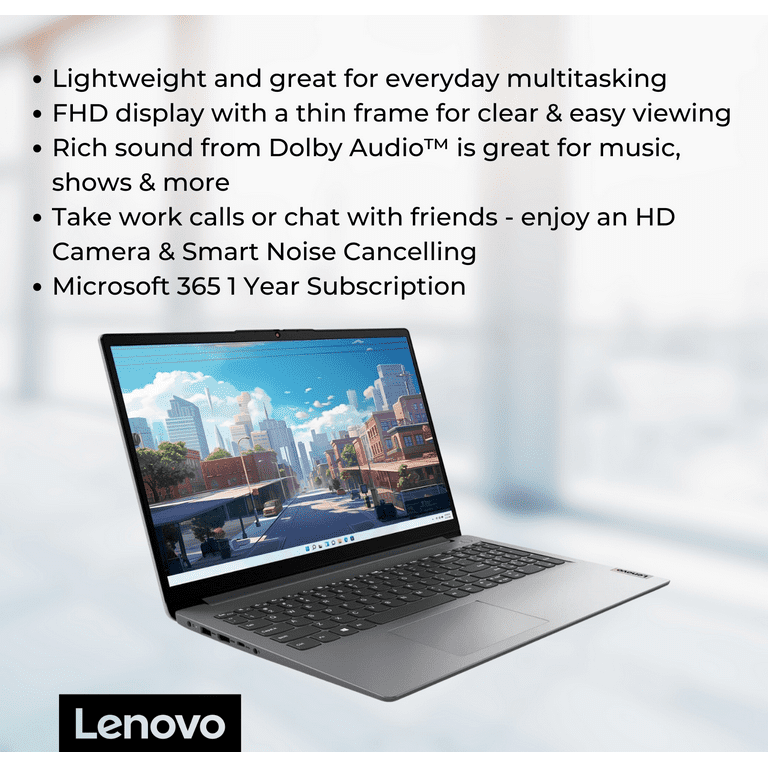 Lenovo IdeaPad 1 Student Laptop, 15.6