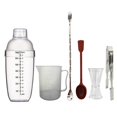 thumbnail image 1 of Kit de camarero de mixología | Juego de coctelera para r bebidas - Herramientas de barra: Coctelera de martini, Jigger, , 700cc Macarena batidor de coctéles, 1 of 7