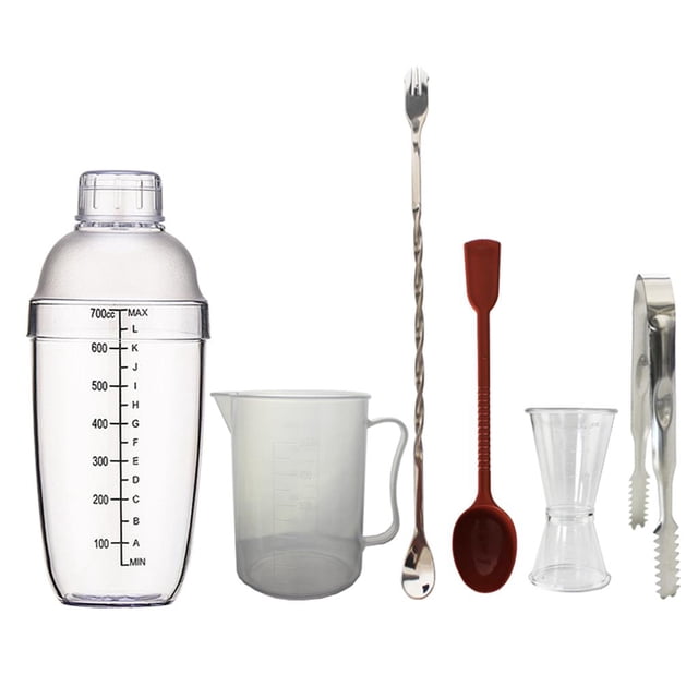Kit de camarero de mixología | Juego de coctelera para r bebidas - Herramientas de barra: Coctelera de martini, Jigger, , 700cc Macarena batidor de coctéles