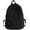 A01-black, variant on Canvas Backpack Grunge Aesthetic Backpack for Women Solid Color Backpack Lightweight Classic Backpack Vintage Travel Daypack