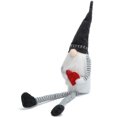 thumbnail image 5 of Muñeca con patrón de corazón rojo, adorno decorativo para el día de San Valentín, propuesta para el hogar, color negro, 5 of 5