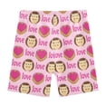 thumbnail image 4 of joogoo Hedgehog and Love Girls Lined Shorts Bike Dance Bottoms 6T, 4 of 7