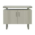 thumbnail image 2 of Safco Mirella 29.5"H Modern Wood Storage Cabinet in White Ash, 2 of 6