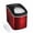 Red stainless steel, variant on Frigidaire 26 lb Bullet Ice Maker Black Stainless Steel - compact, high-capacity icemaker producing bullet-shaped ice ideal for kitchens, parties, and entertaining