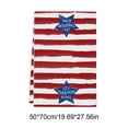 thumbnail image 3 of geerera Patriotic Kitchen Towels, Red White Stripe with Blue Star, 4th of July Independence Day Dish Towel for Home, 3 of 5