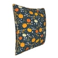 thumbnail image 2 of Fotbe Pumpkin Pattern Velvet Decorative Throw Pillow Covers with Elegant Piping, Soft Plush Cushion Cover for Sofa, Bed, Car, Office-18"x18", 2 of 8