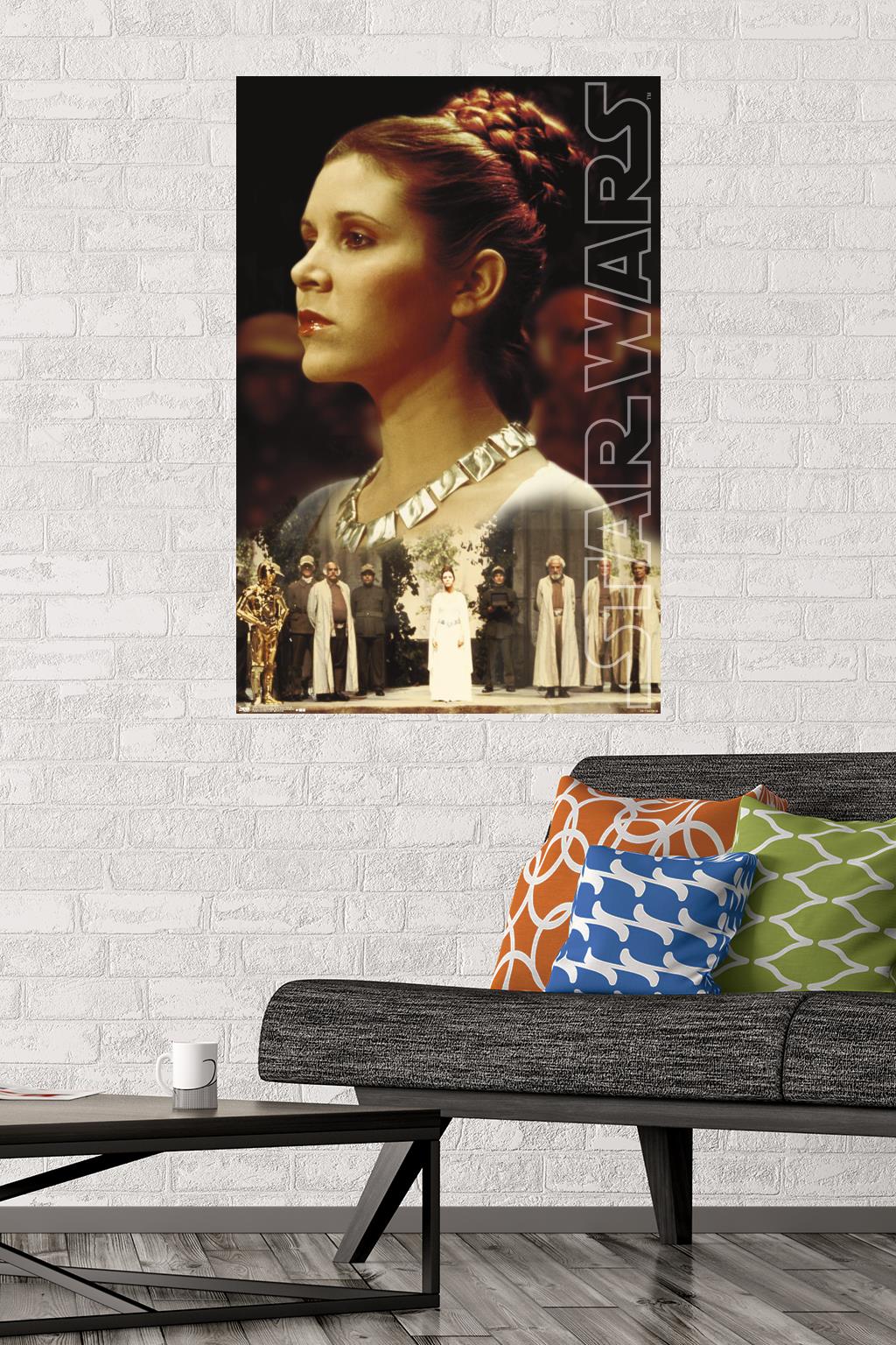 Star Wars: Saga - Princess Leia - Ceremony Wall Poster, 22.375" x 34"